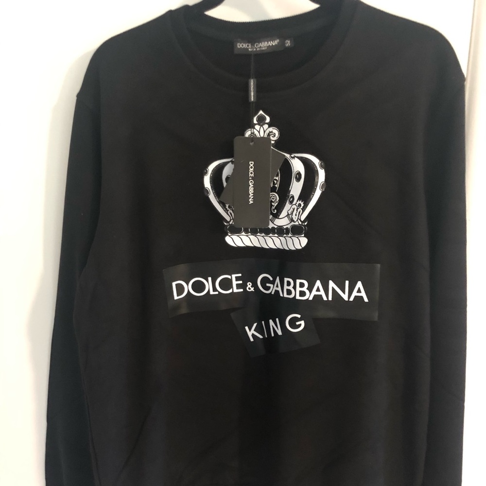 Dolce and Gabanna King Tape Crewneck